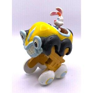 Vintage Disney Who Framed Roger Rabbit in Benny The Cab PVC Action Figure 1987